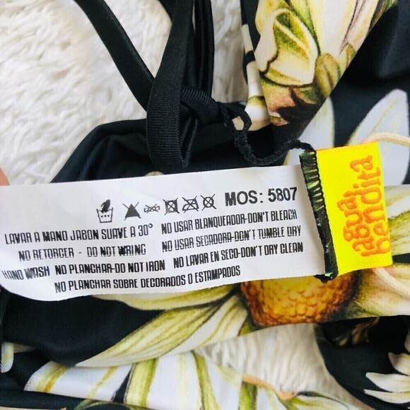 Agua Bendita Womens Egle Moss Bikini Reversible Bottom Large - Picture 12 of 12